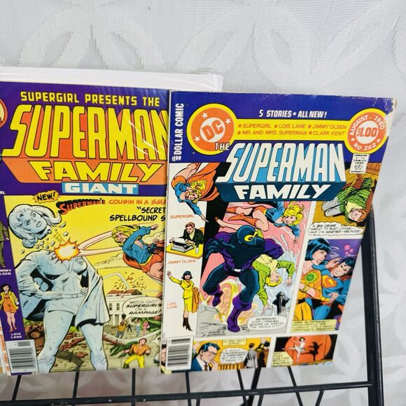 Superman Family 180 202 206 208-210 & Super Team Giant 6-7 9 Lot Bronze Age Lois - Picture 2 of 7